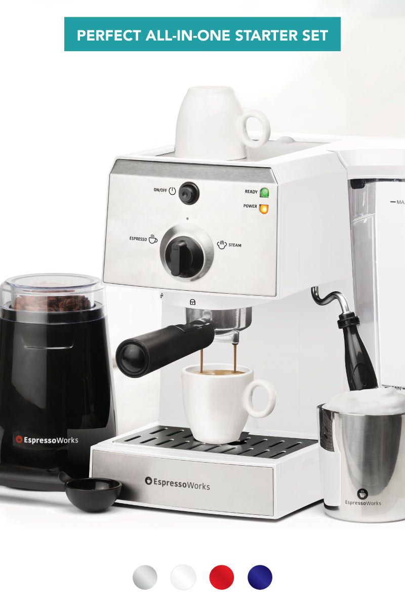 EspressoWorks 7-piece espresso machine set