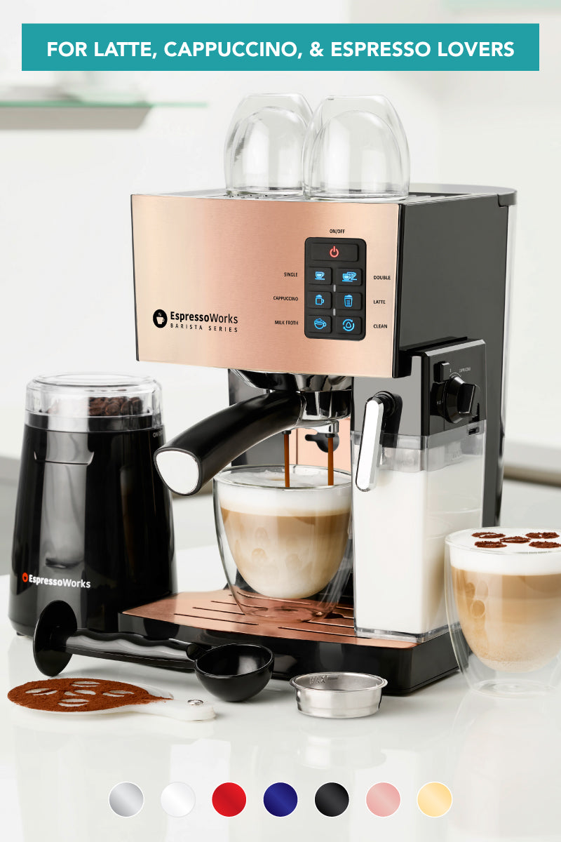 EspressoWorks 10-piece espresso machine set 