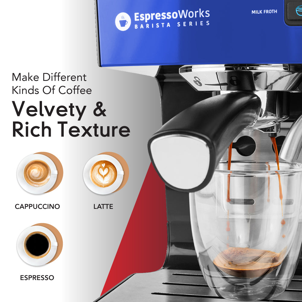 EspressoWorks 10-Piece Coffee and Espresso Machine Set