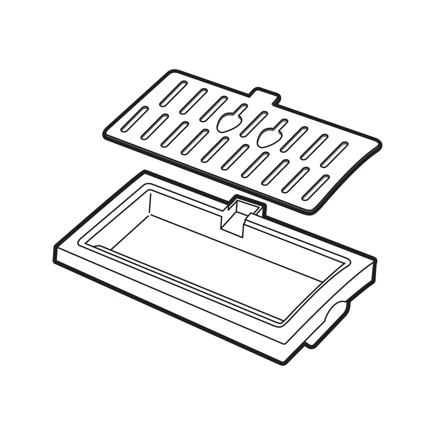 Drip Tray & Grate (7-Piece Machine)