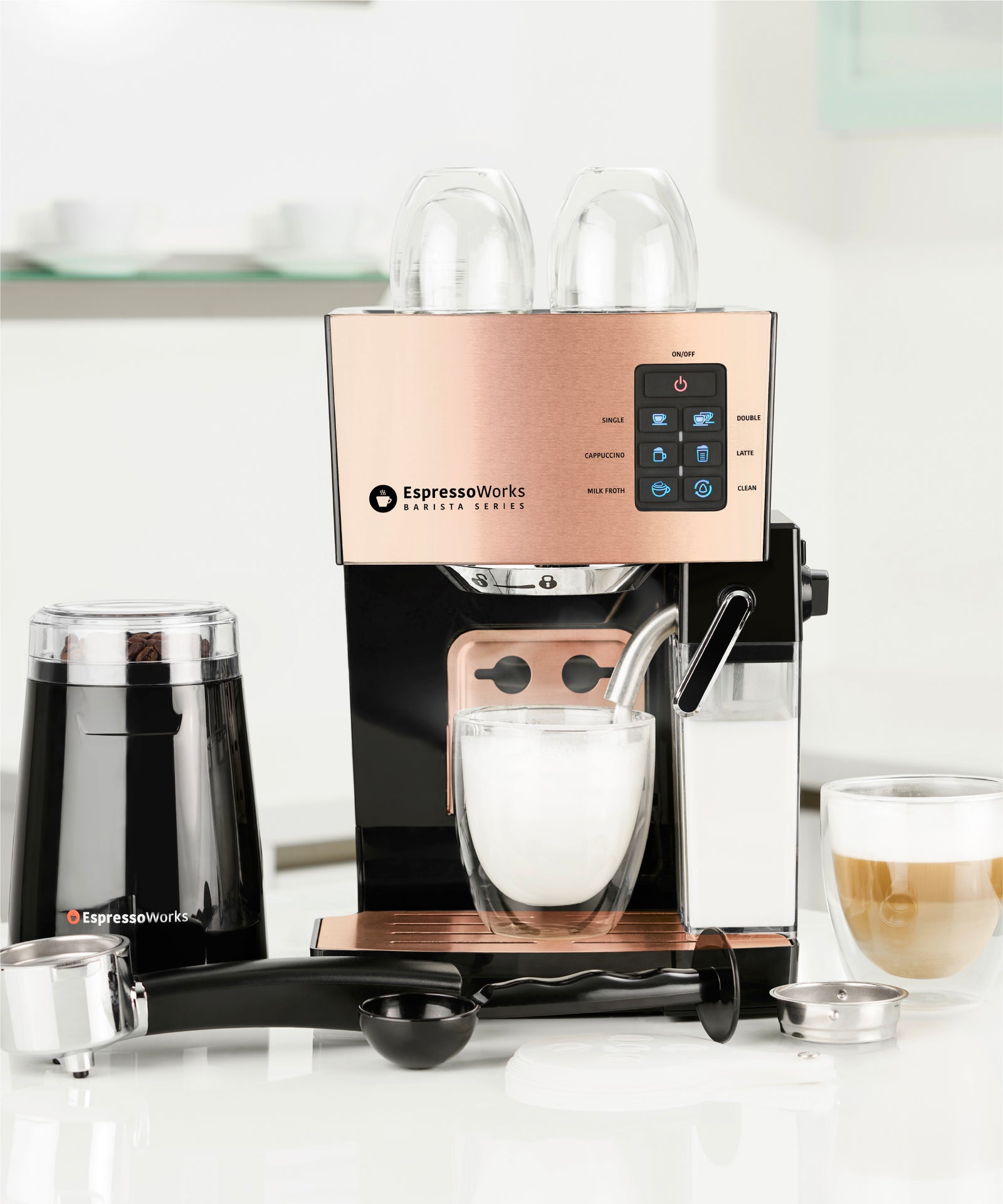 Use the included stencils to make some Latte Art