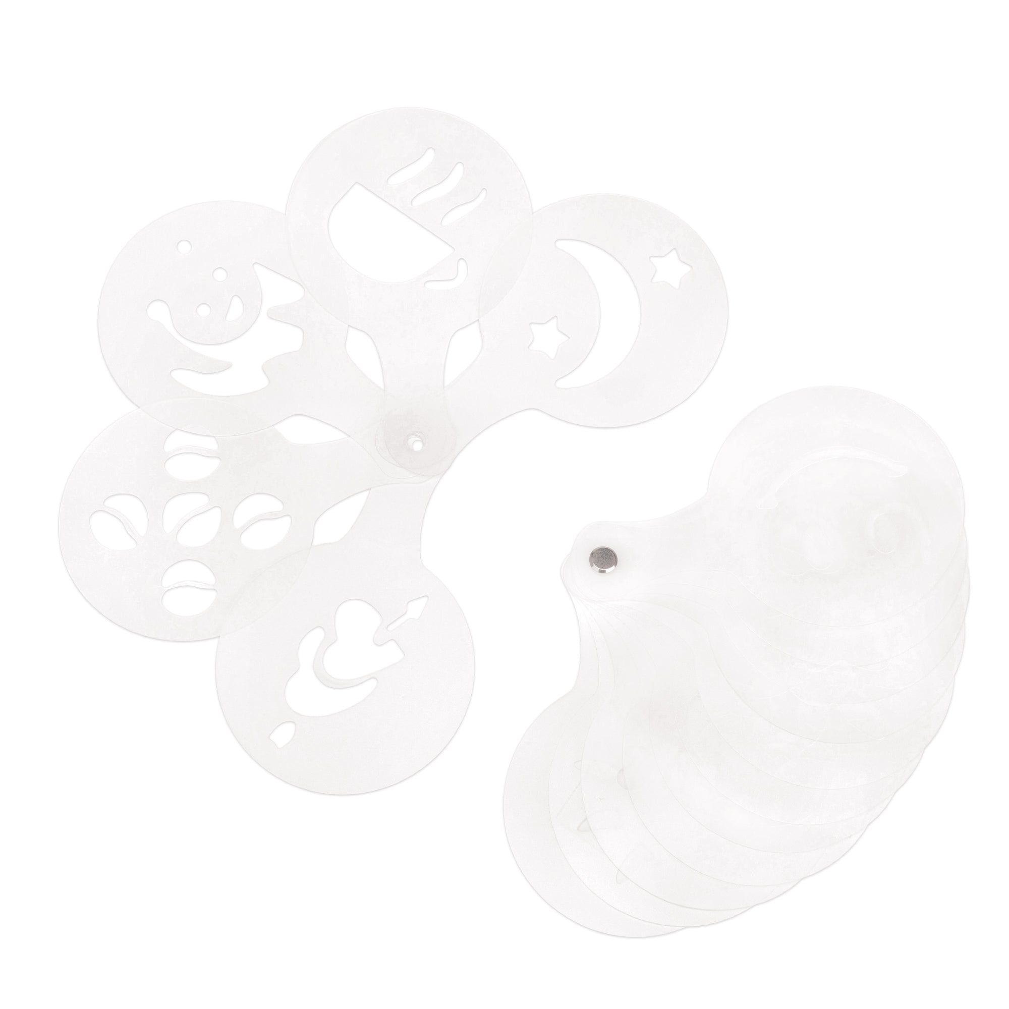 Latte Art Stencils 16-Piece Set