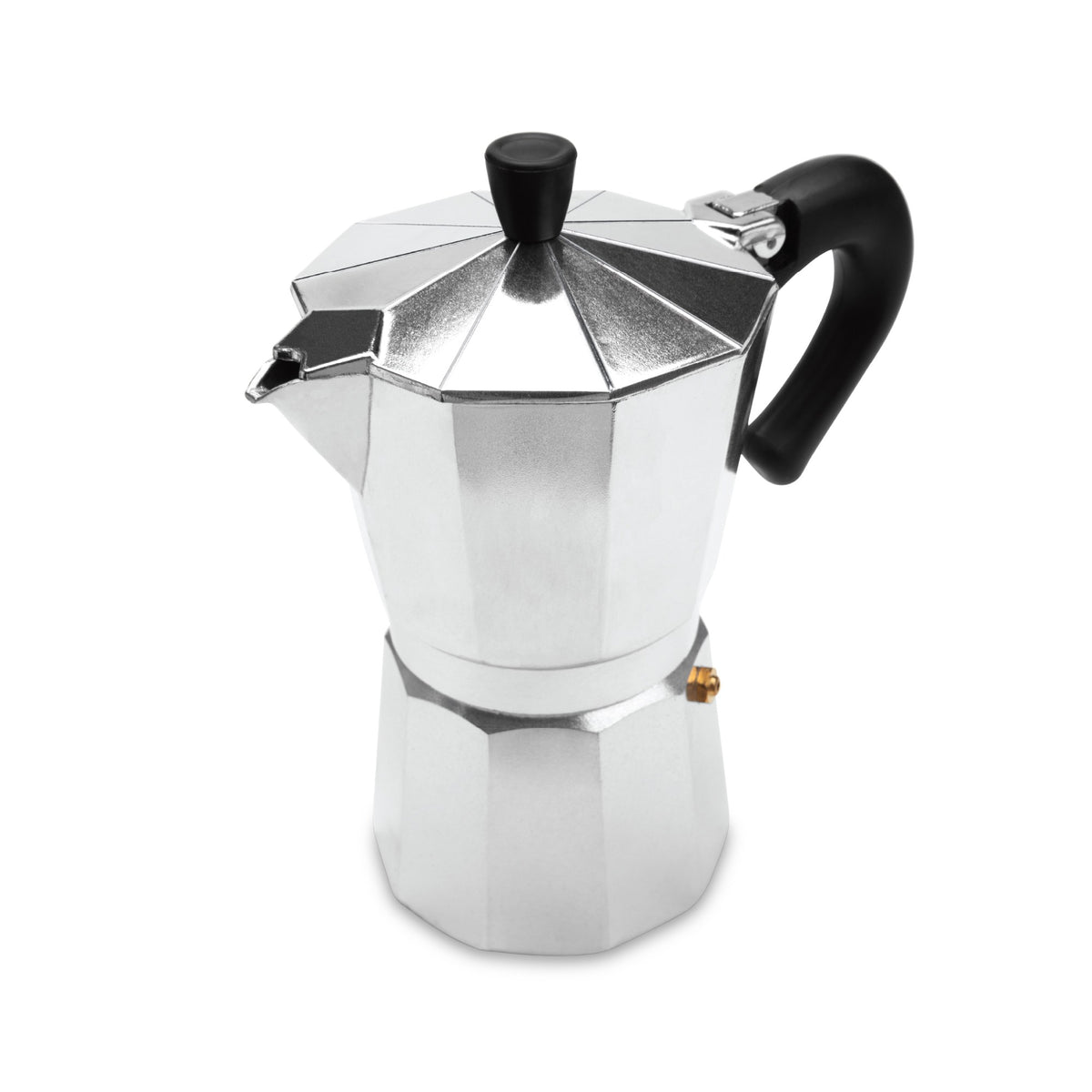 EspressoWorks 6-cup classic stovetop moka pot with black handle