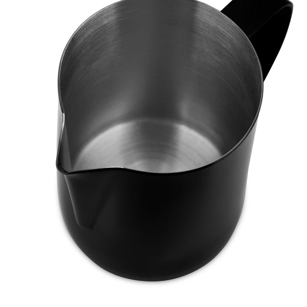 Stainless Steel Milk Frothing Jug - Black (600ml)