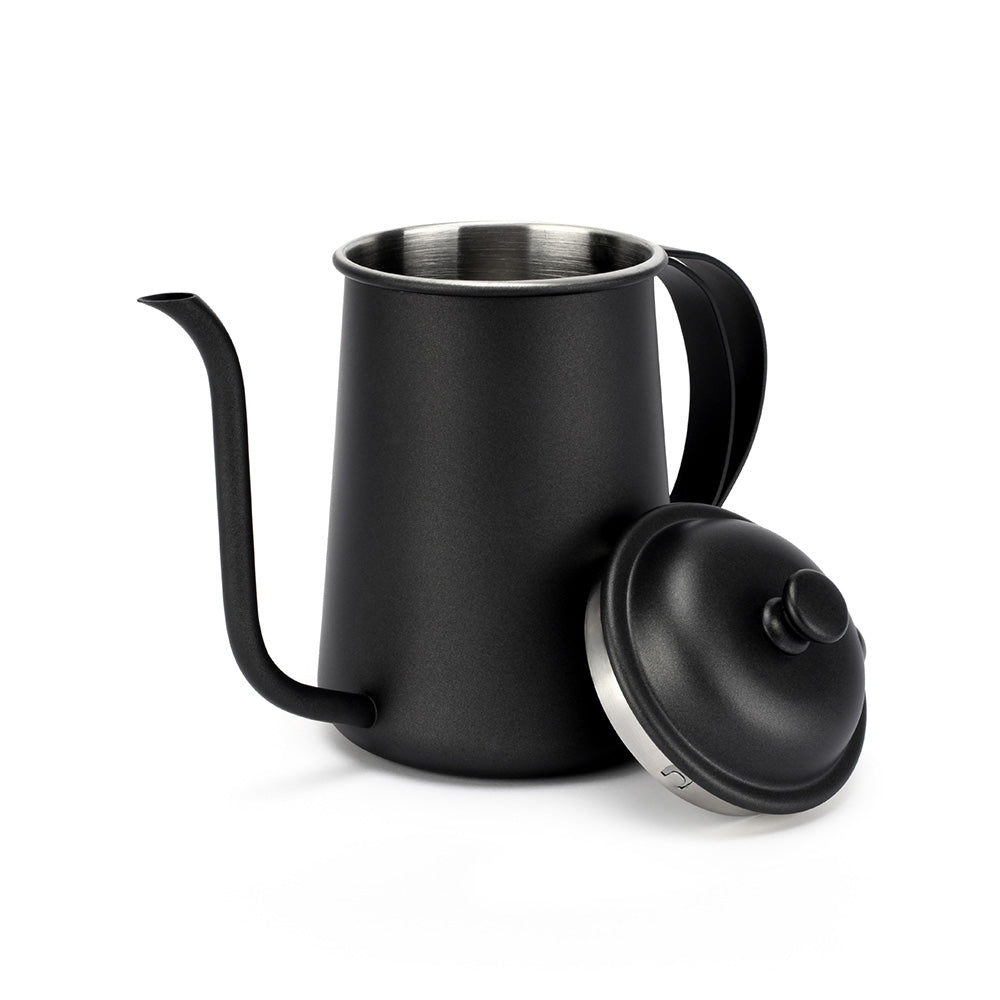 Shop the Pour Over Coffee Gooseneck Kettle with Double Handle 22oz, Matte Black by EspressoWorks at espresso-works.com