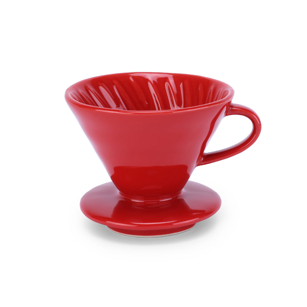 Shop the EspressoWorks Pour Over V60 Coffee Dripper, Red at espresso-works.com now!