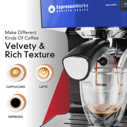EspressoWorks 10-Piece Coffee and Espresso Machine Set