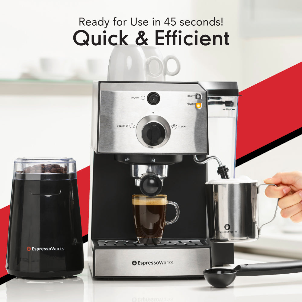 EspressoWorks 7-Piece Espresso Machine Set