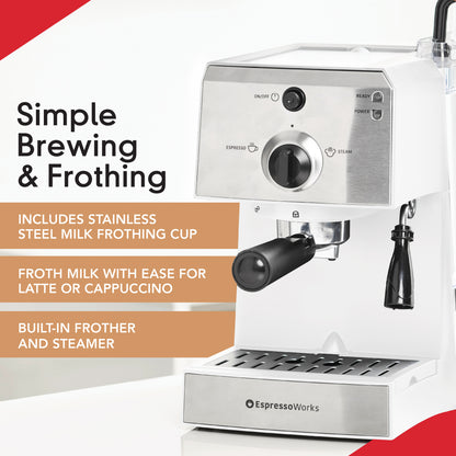 EspressoWorks 7-Piece Espresso Machine Set
