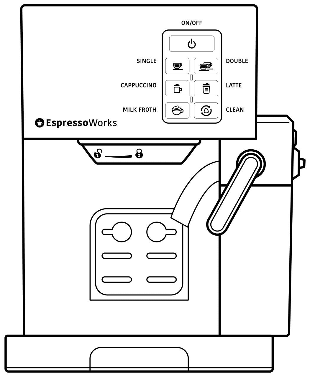 The red indicator light is flashing
