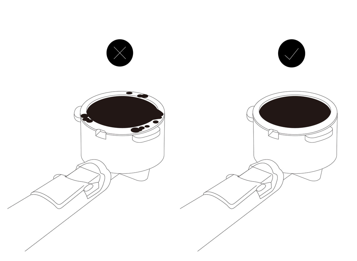 Water is leaking from around the portafilter