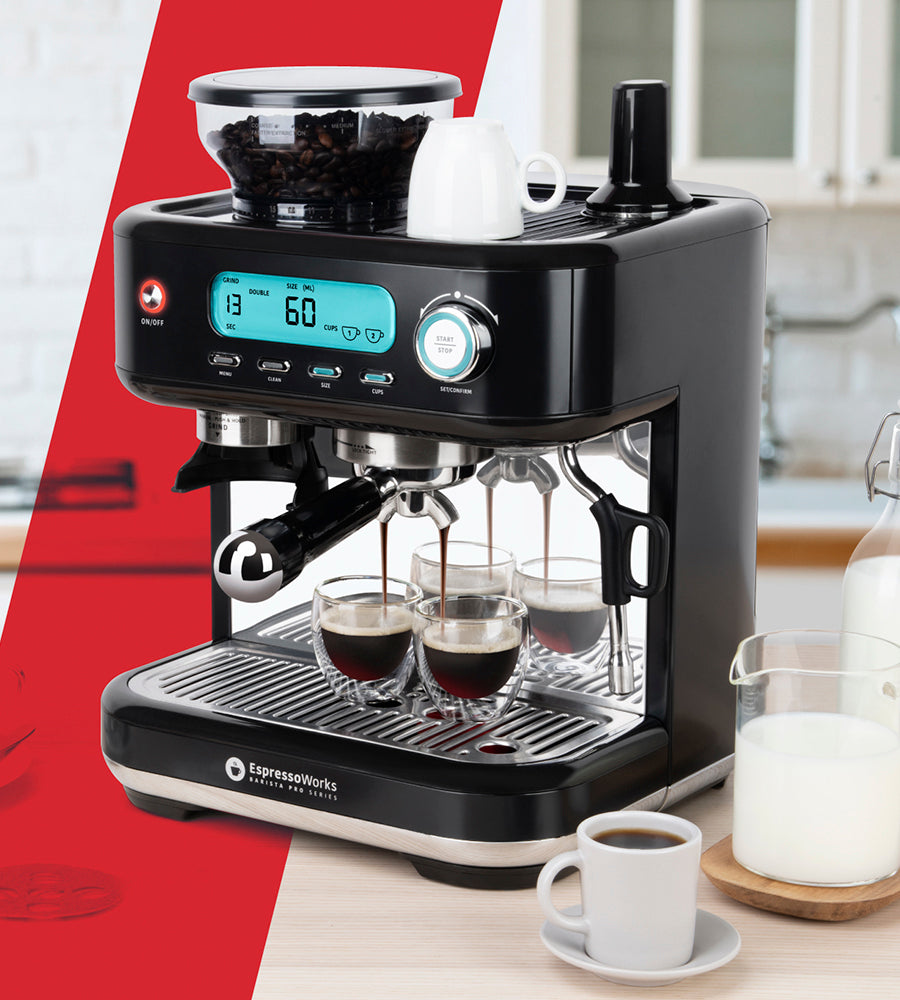 EspressoWorks Pro Espresso & Cappuccino Coffee Machine