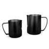 black milk frothing pitcher 300ml and 600ml size comparison