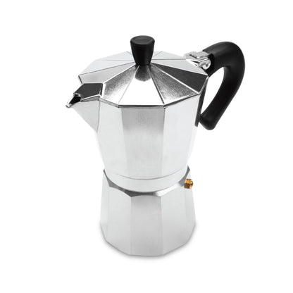 EspressoWorks 6-cup classic stovetop moka pot with black handle