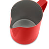 red milk frothing pitcher 600ml inner view 