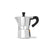 stainless steel moka pot 3 cups front view