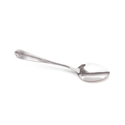 Tall coffee spoon lying on its side