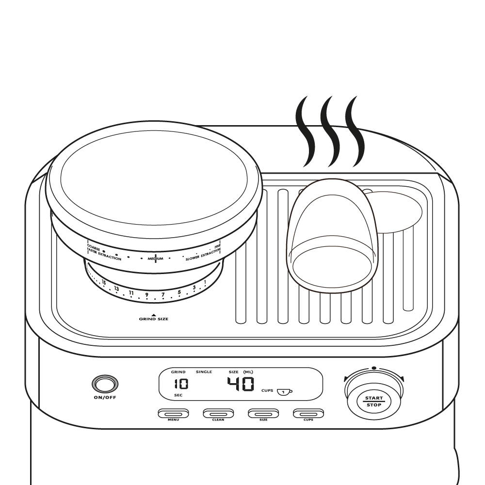 Step 1 - Pre-heat your cup