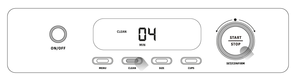 Quick clean cycle