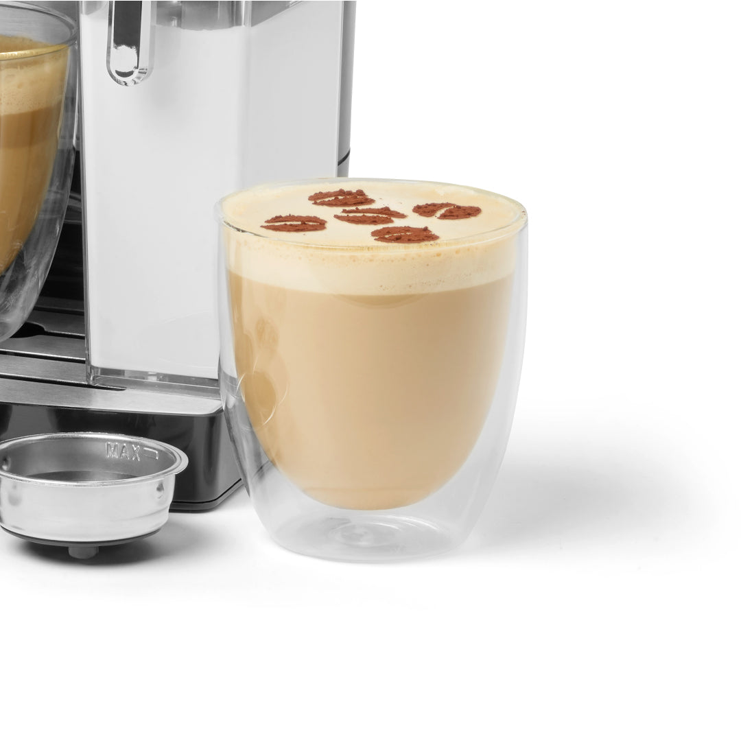 DeLonghi Double Walled Glassware (2x Espresso, 2x Cappuccino, 2x Latte)  Bundle