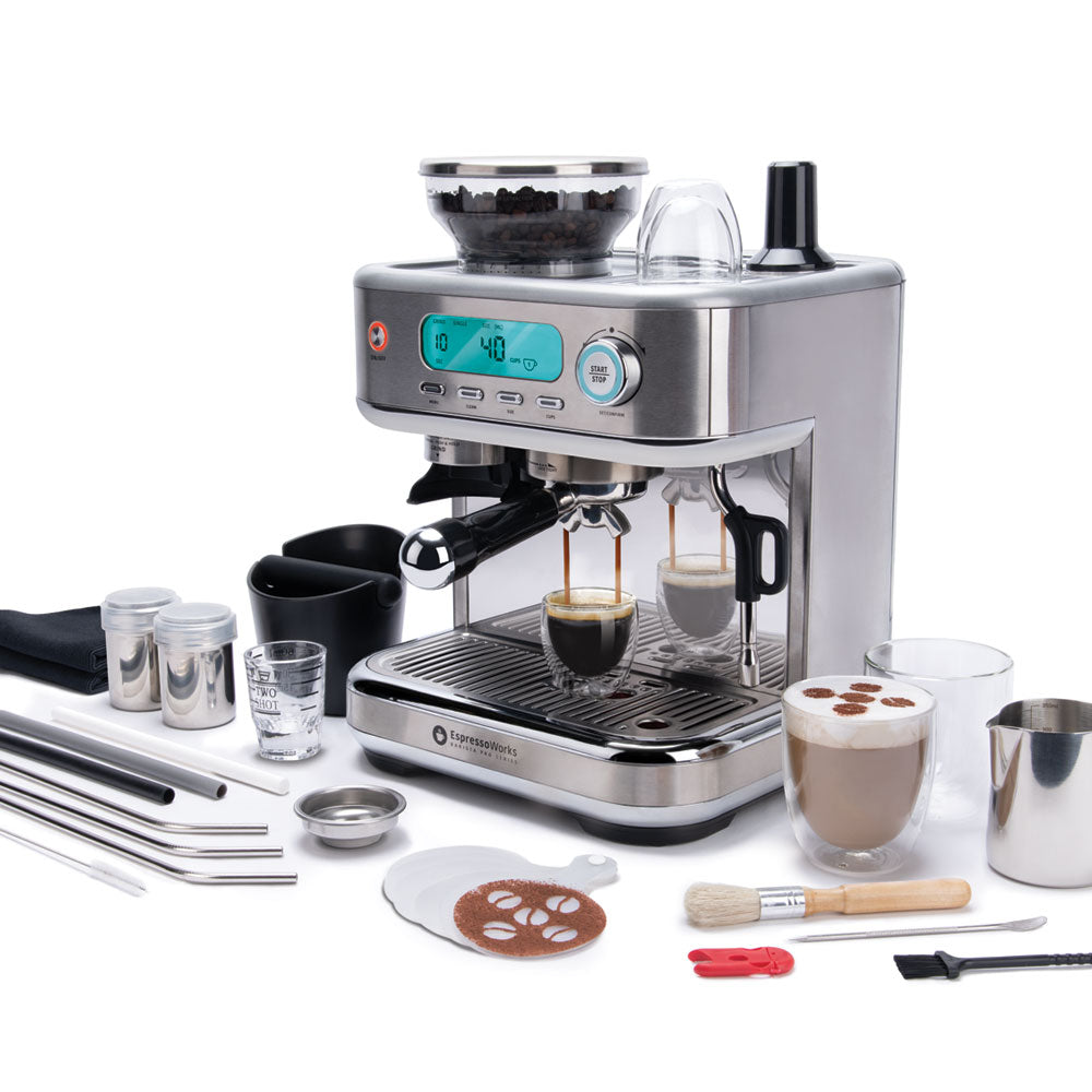 Bean Hopper for EspressoWorks Barista Pro 15-Bar Espresso &amp; Cappuccino Machine with Digital Display