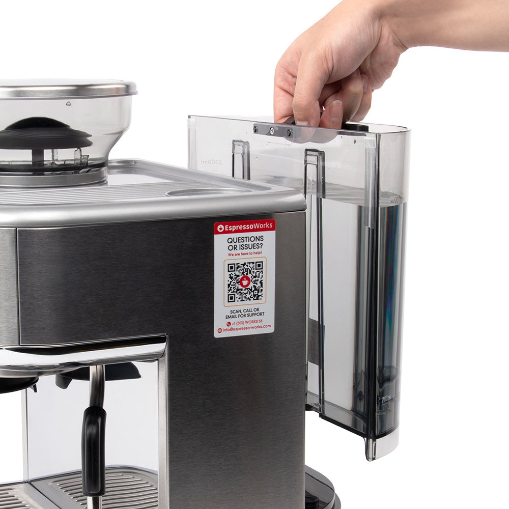 Water Tank with 2.3L capacity for EspressoWorks Barista Pro 15-Bar Espresso &amp; Cappuccino Machine with Digital Display
