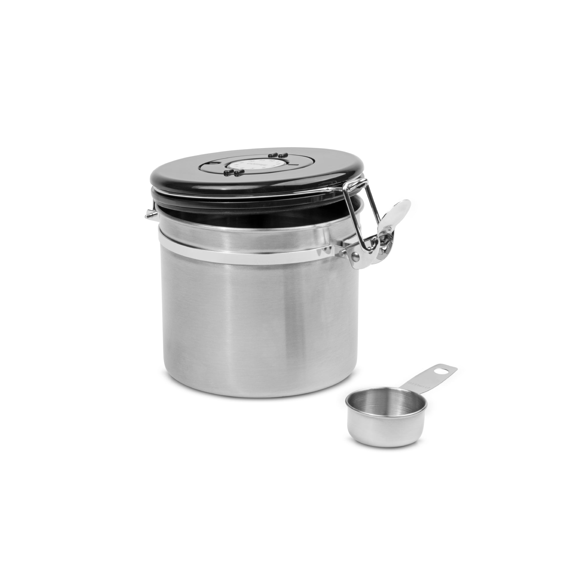 Stainless Steel Airtight Coffee Container With Spoon, Storage Canister Set,  Coffee Jar Canister With Scoop For Coffee Beans Tea, Kitchen Accessories -  Temu