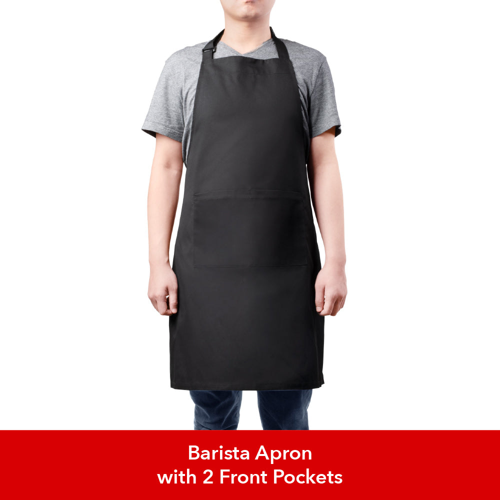 Barista Apron with 2 Front Pockets in The Barista Artist Bundle (9-Piece Bundle) - EspressoWorks