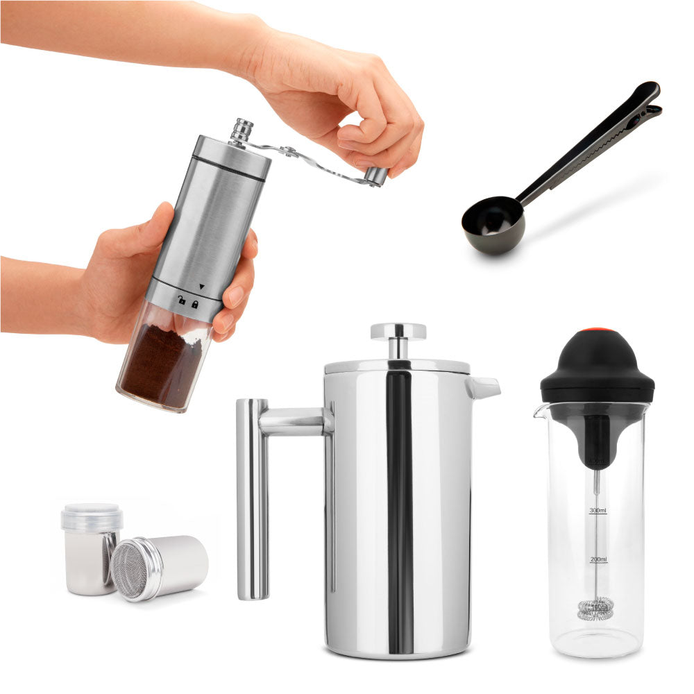 Chef Burke Collection Brushed Finish French Press 36 fl. oz