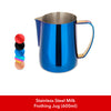 Stainless Steel Milk Frothing Jug in The Doppio Espresso Bundle (9-Piece Bundle) - EspressoWorks
