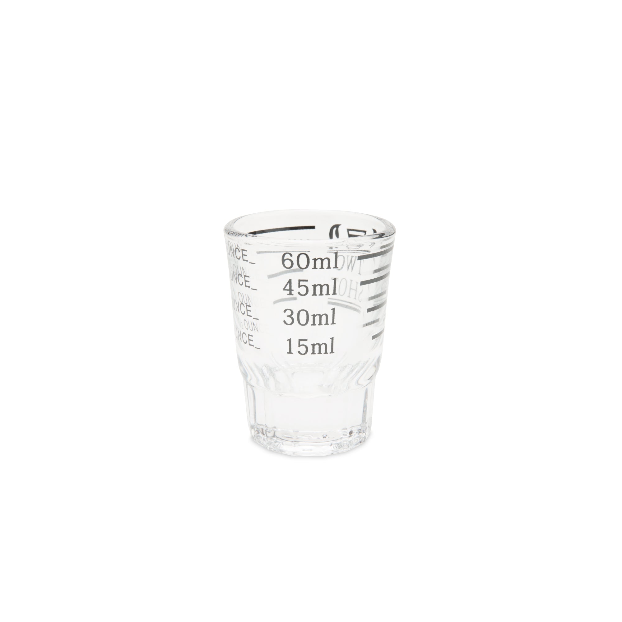 Glass Measuring Cups, Espresso Scale Cup, Glass Bar Drinker