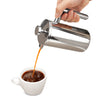 EspressoWorks French Press Coffee Maker pouring coffee