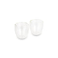 glass coffee cups 2.7oz front view