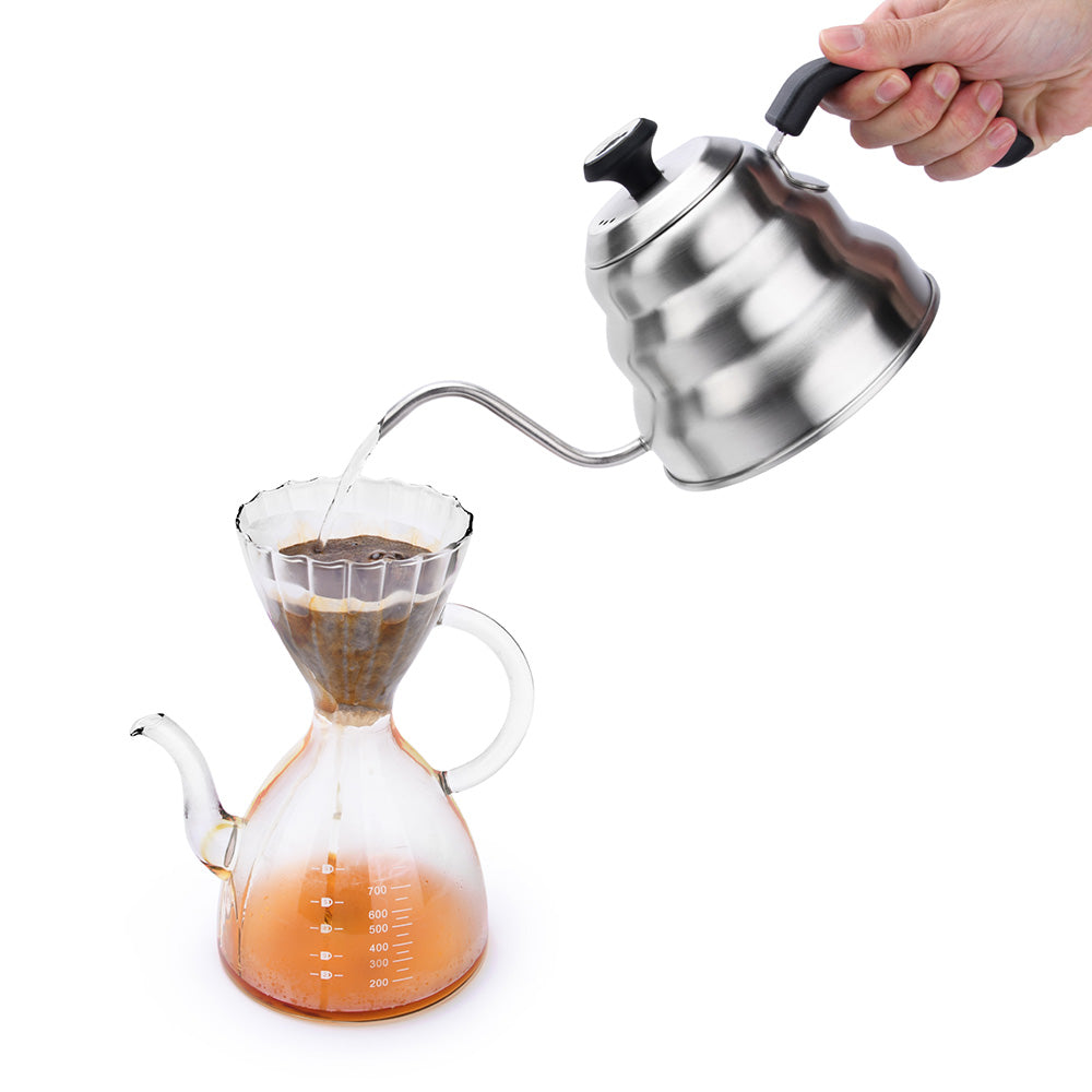 Get the EspressoWorks Glass Coffee Dripper with Long Spout, 27oz at espresso-works.com