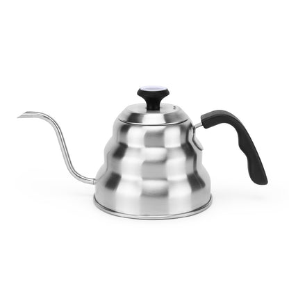Shop the EspressoWorks Gooseneck Drip Kettle with Thermometer 34oz, Stainless Steel at espresso-works.com