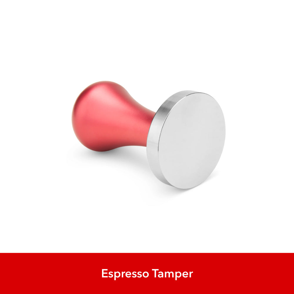 Espresso Tamper Red in The Lady Java Bundle (10-Piece Bundle) - EspressoWorks