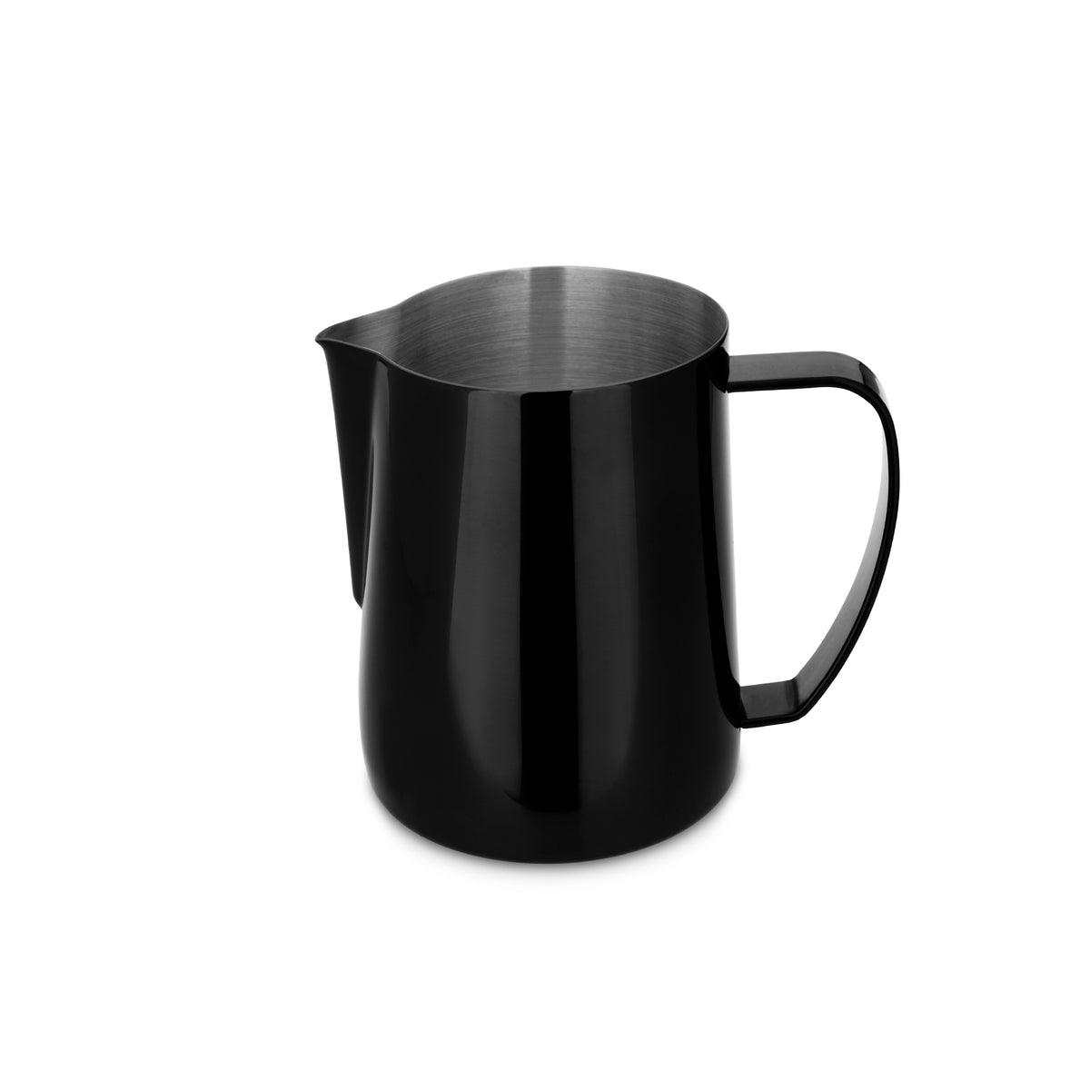 EspressoWorks Stainless Steel Milk Frothing Jug - Black (600ml)
