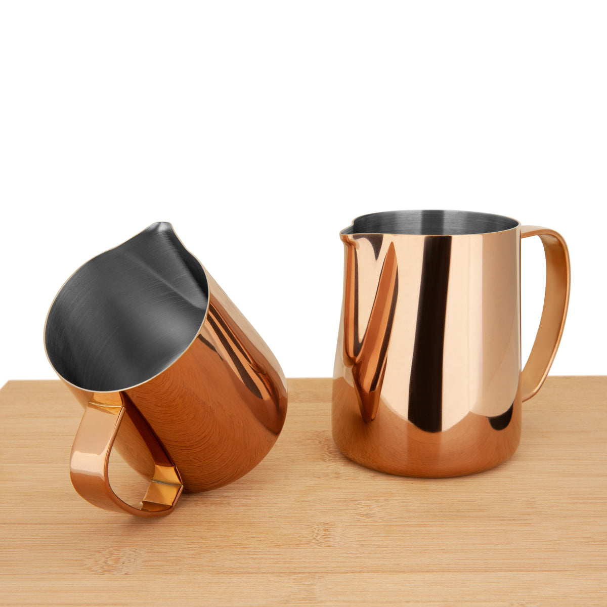 EspressoWorks Stainless Steel Milk Frothing Jug - Rose Gold (350ml and 600ml)