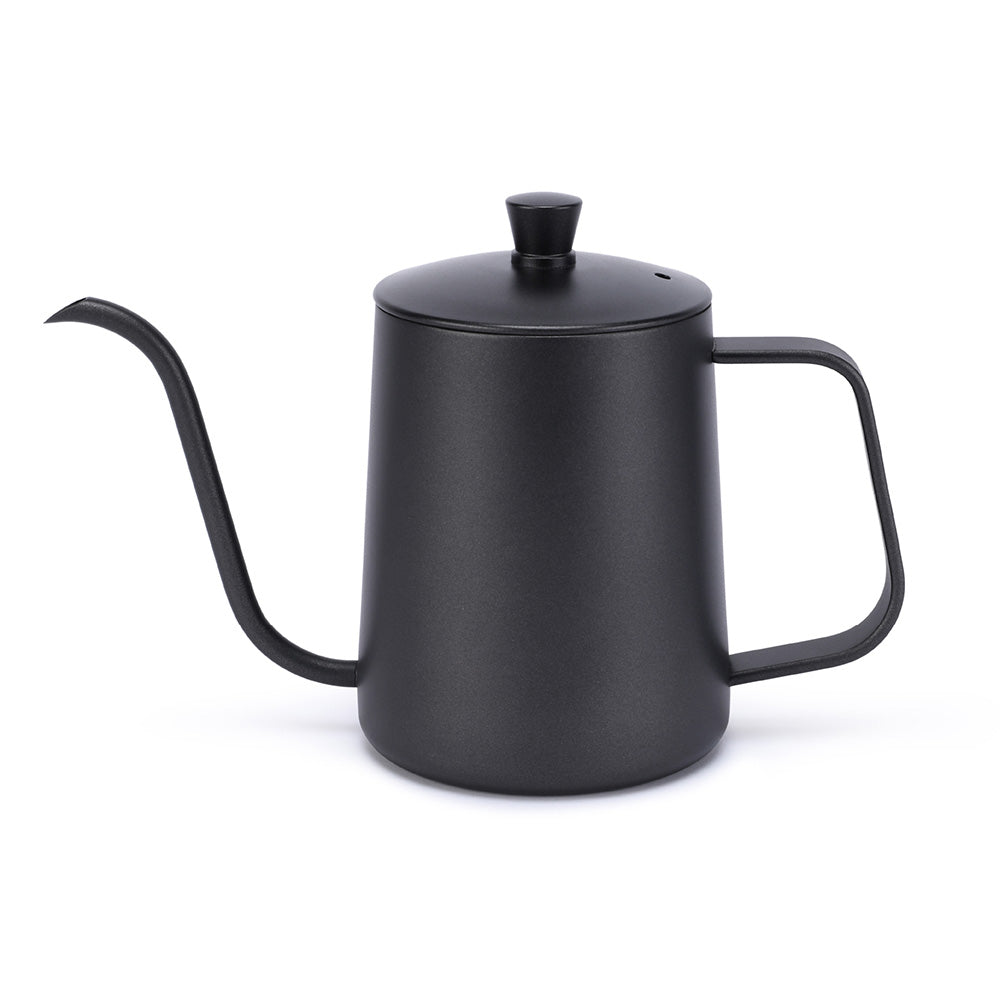 304 Stainless Steel Black Gooseneck Pour Over Coffee Kettle - - Retro  Design, Durable, And Easy To Use - Perfect For Coffee Lovers - Temu