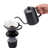 pour over drip kettle 22oz black pouring water