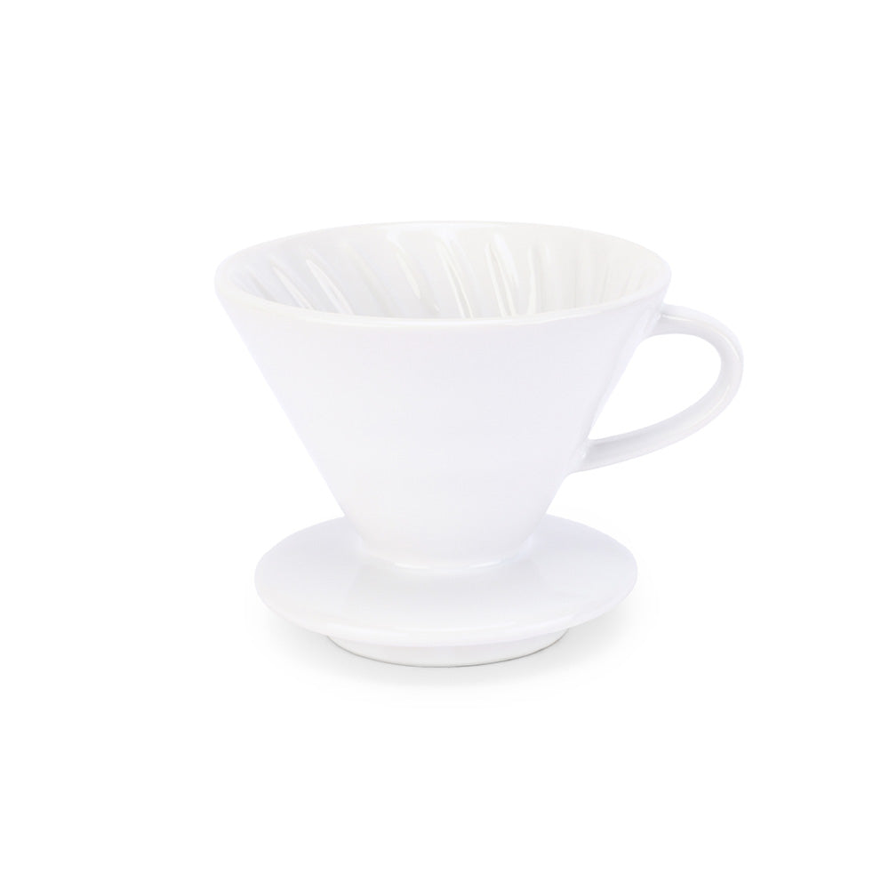 Shop the EspressoWorks Pour Over V60 Coffee Dripper, White at espresso-works.com now!