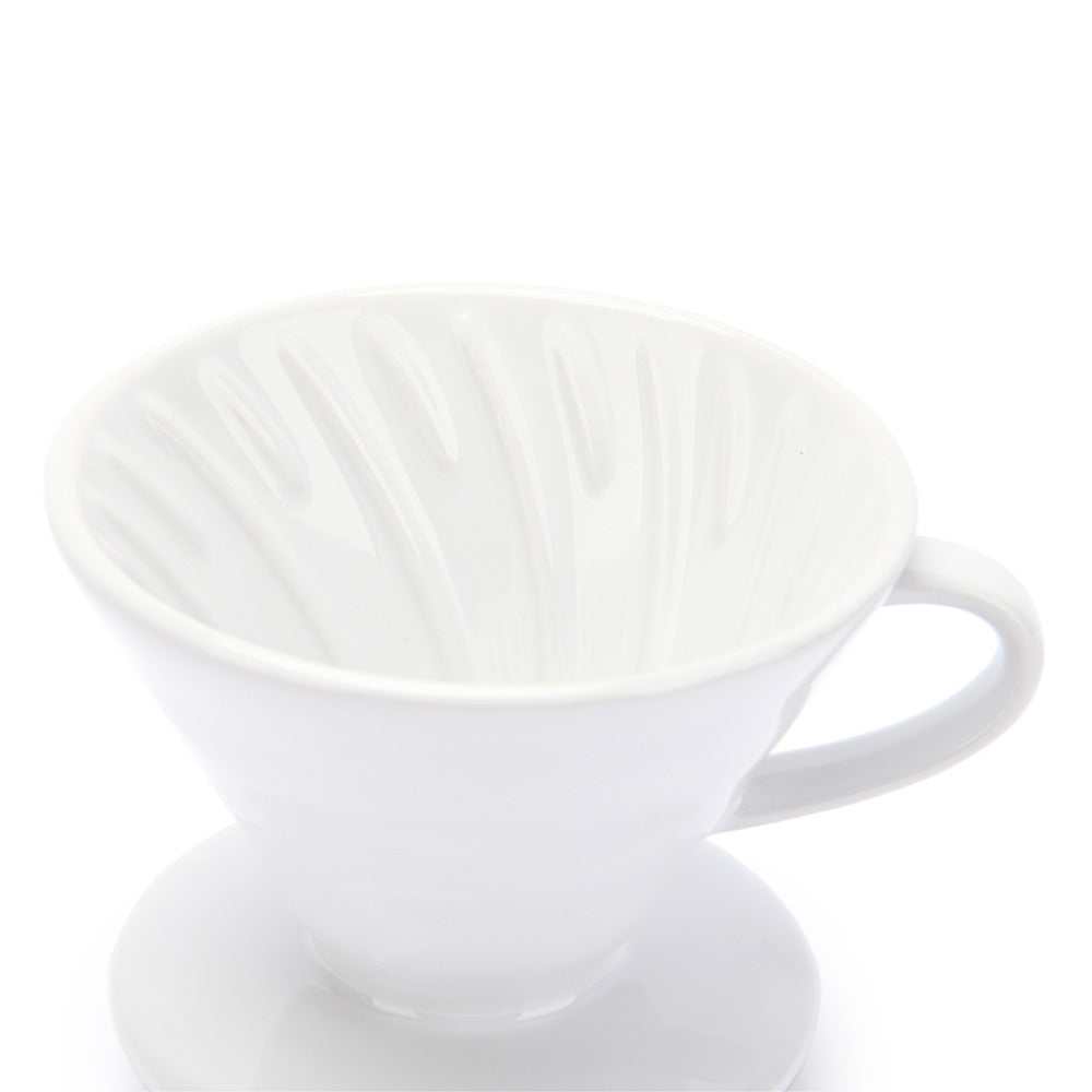 Shop the EspressoWorks Pour Over V60 Coffee Dripper, White at espresso-works.com now!