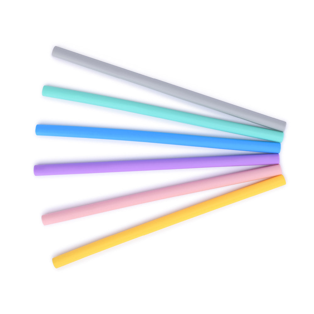 Shop the EspressoWorks Reusable Multicolored Silicone Straws (6-Piece Set) at espresso-works.com