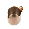 rose gold milk frothing pitcher 350ml inner view