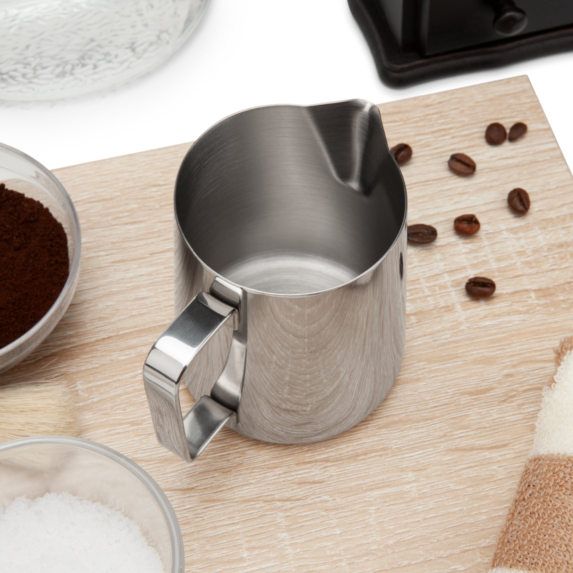 EspressoWorks Stainless Steel Milk Frothing Jug - Stainless Steel (350ml)