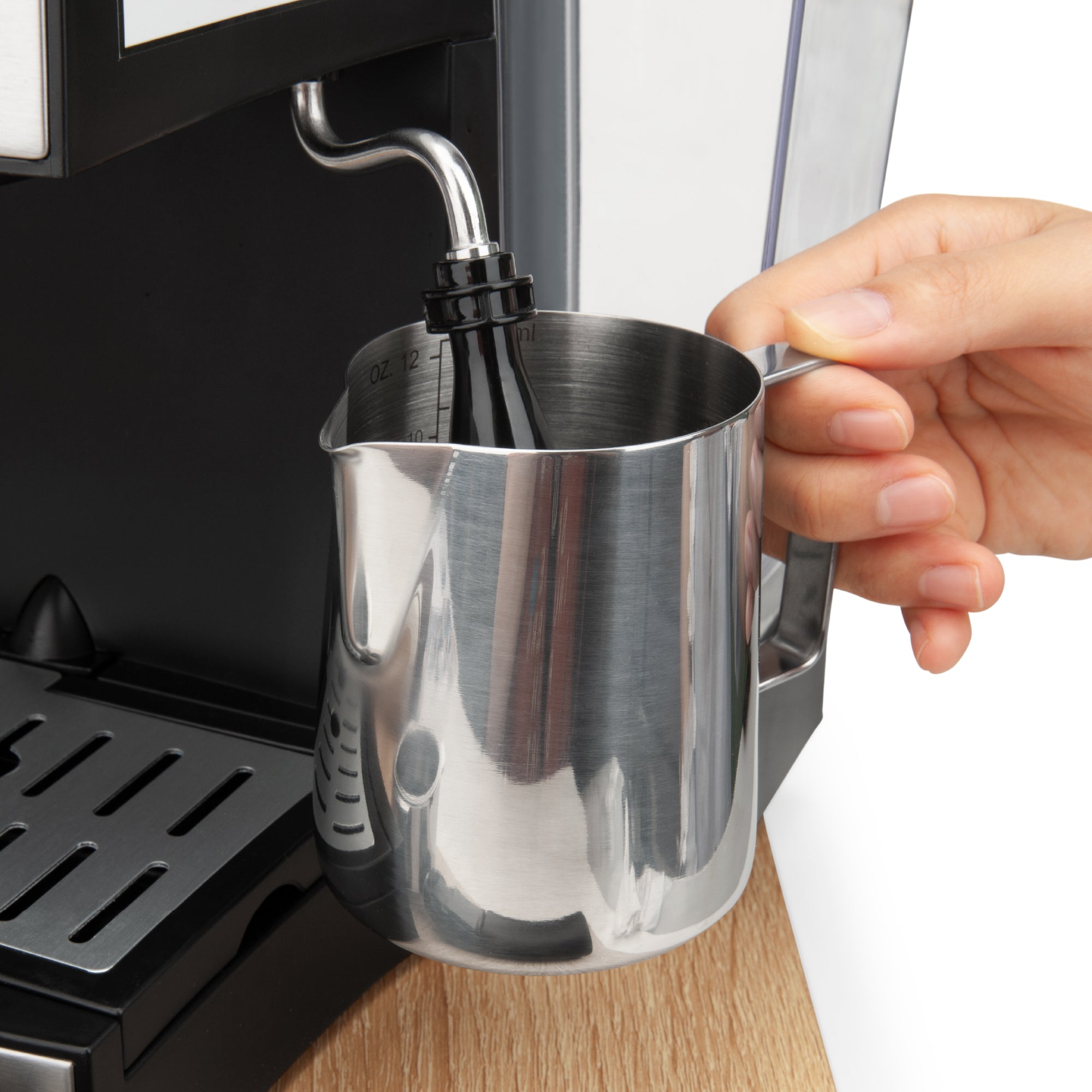 EspressoWorks Stainless Steel Milk Frothing Jug - Stainless Steel (350ml)