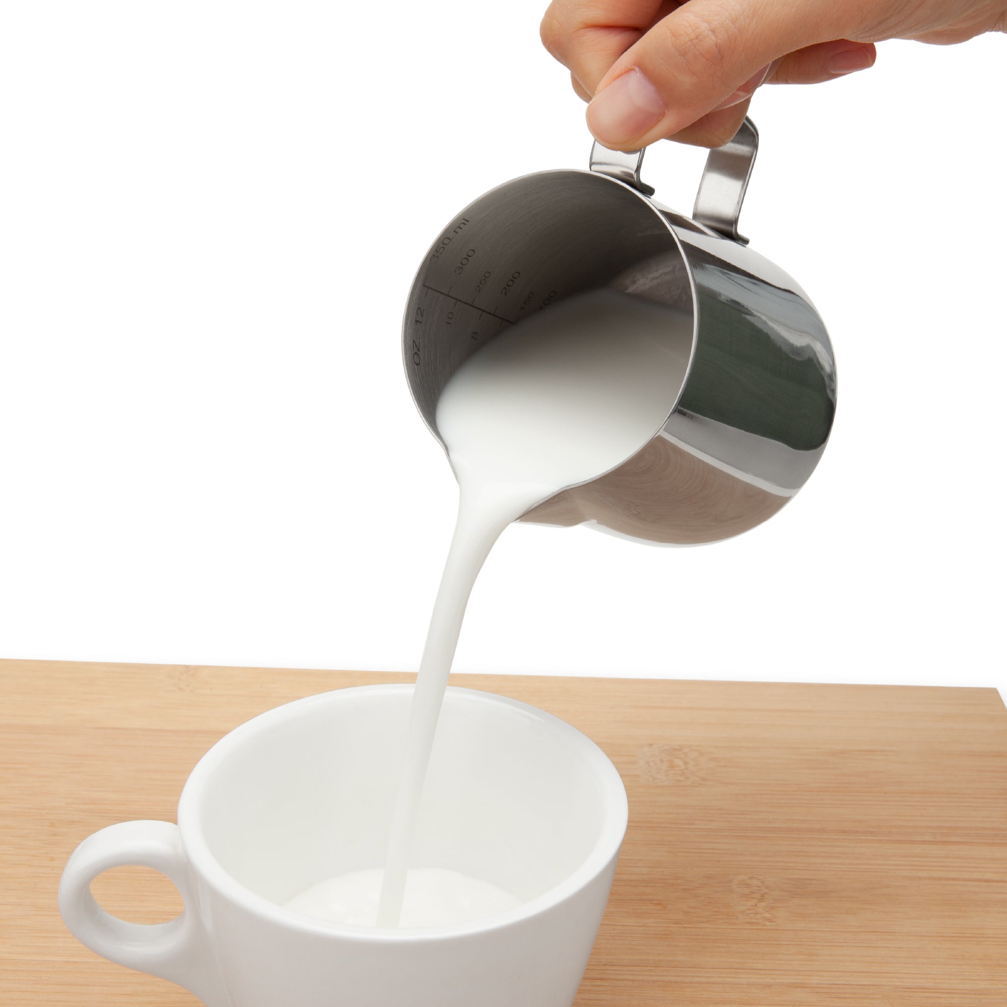 EspressoWorks Stainless Steel Milk Frothing Jug - Stainless Steel (350ml)