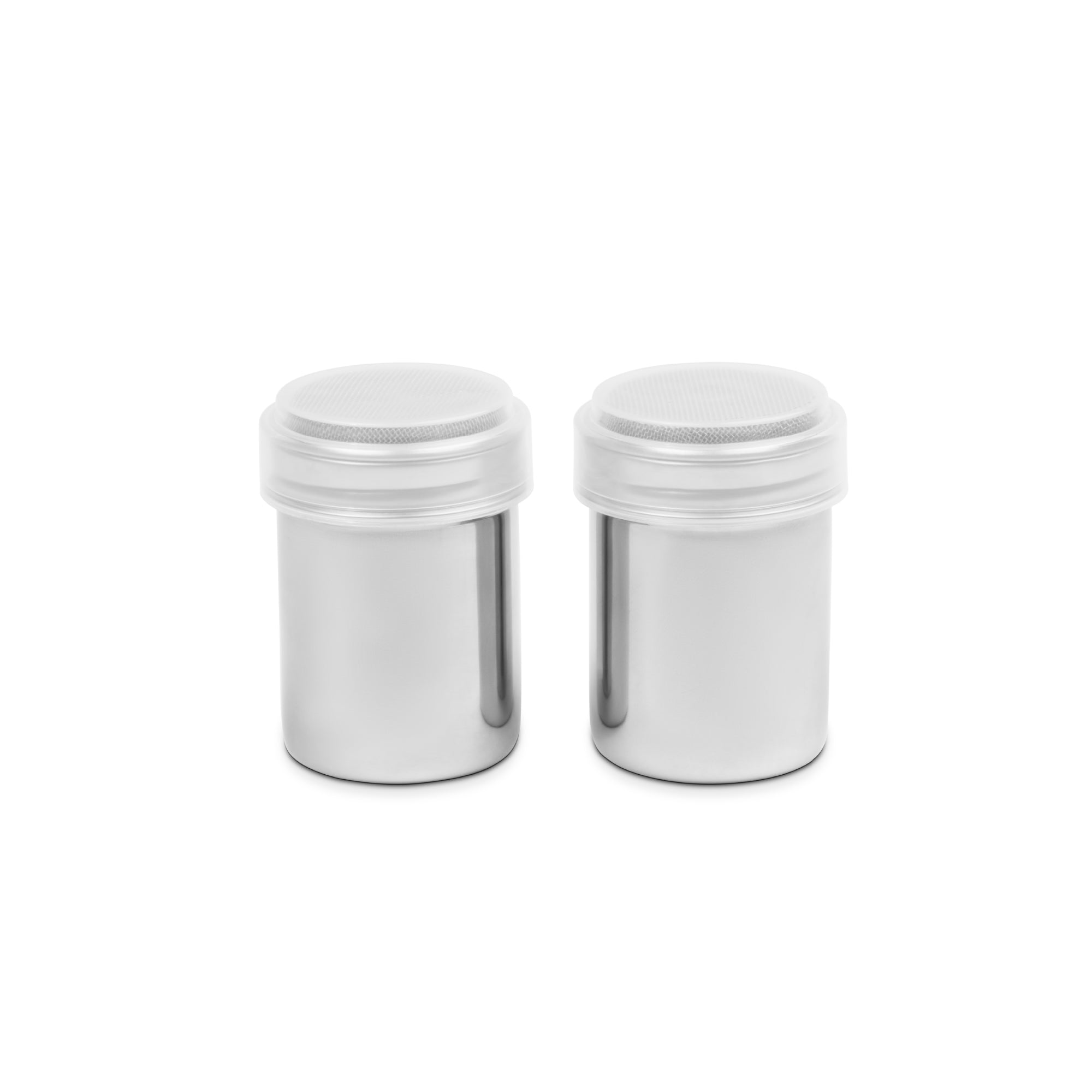  3 Pack Stainless Steel Powder Shaker, Coffee Cocoa