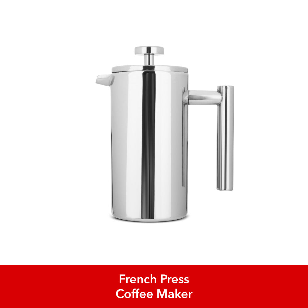 French Press Coffee Maker - in The Traveller Bundle (5-Piece Bundle) - EspressoWorks